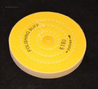 Круг муслиновый желтый Д-150мм ( 6*60 polishing buff)   USA
