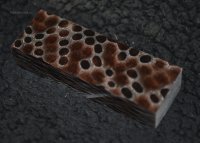 КОМПОЗИТНЫЙ МАТЕРИАЛ - ALUME WASP (соты) с алюминиевой микросеткой - коричневый 120*40*25ММ ( RAFFIR )