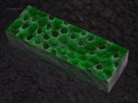 КОМПОЗИТНЫЙ МАТЕРИАЛ - ALUME WASP (соты) с алюминиевой микросеткой - зеленый 120*40*25ММ ( RAFFIR )