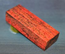 10497 КАРЕЛЬСКАЯ БЕРЕЗА СТАБИЛИЗИРОВАННАЯ В КРАСНО ЧЕРНЫЙ 128*44*29ММ