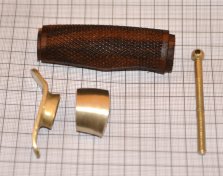 Рукоять ножа - модель 9-1 КОРТИК НР-40 с литьем (ОРЕХ)