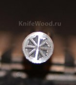 АВТОРСКИЙ ПИН-2 10*75ММ (СМОЛА ЧЕРНАЯ)  мельхиор