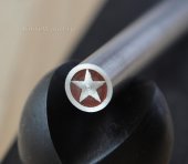 9615 АВТОРСКИЙ ПИН ЗВЕЗДА - МЕЛЬХ 10*80ММ 